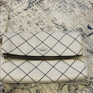 Kate Spade Cream and Black Crossbody Bag